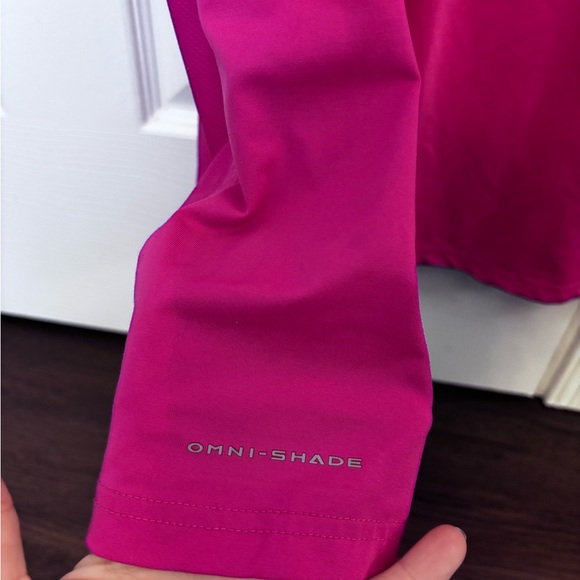 Columbia raspberry pick Omni- shade women’s full zip lightweight hooded jacket - Picture 4 of 6